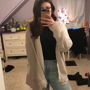AEO cream colored cardigan!